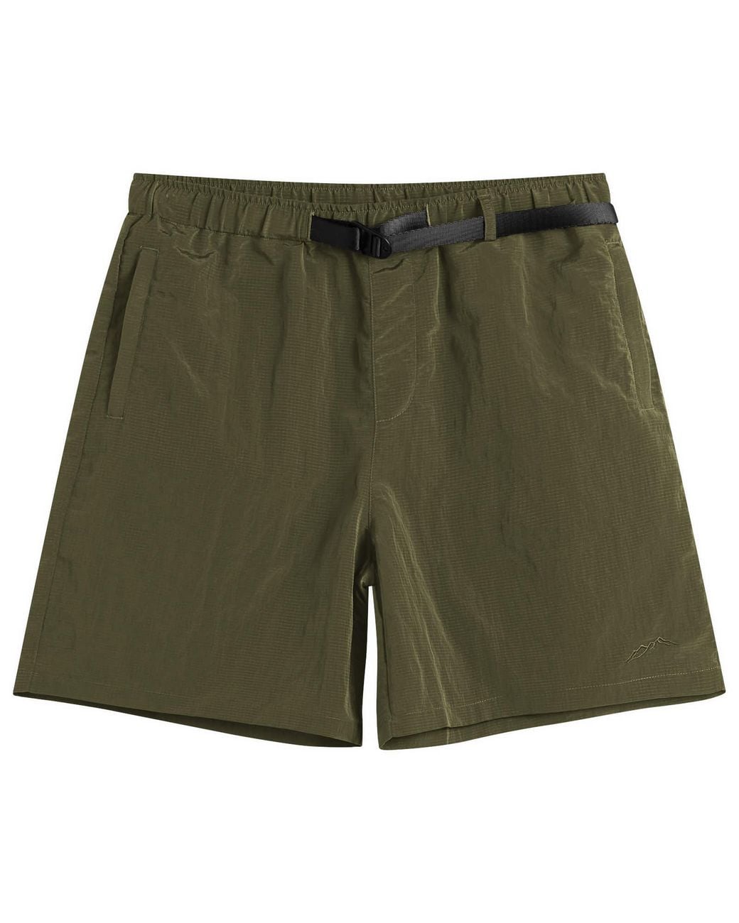 Mellow Clo Green Ramble Shorts for men