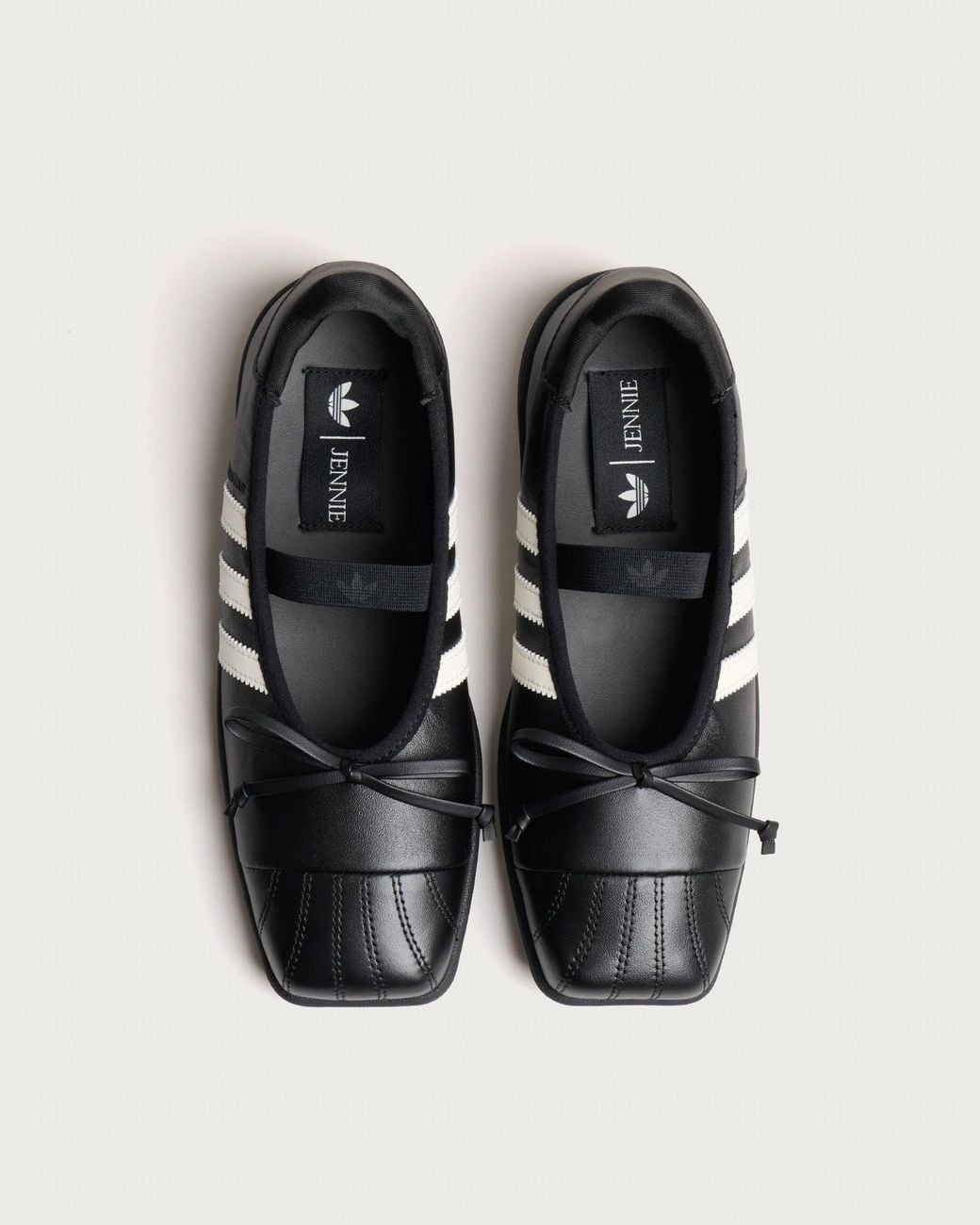 adidas X Jennie Superstar Square Ballet Shoes in Black | Lyst