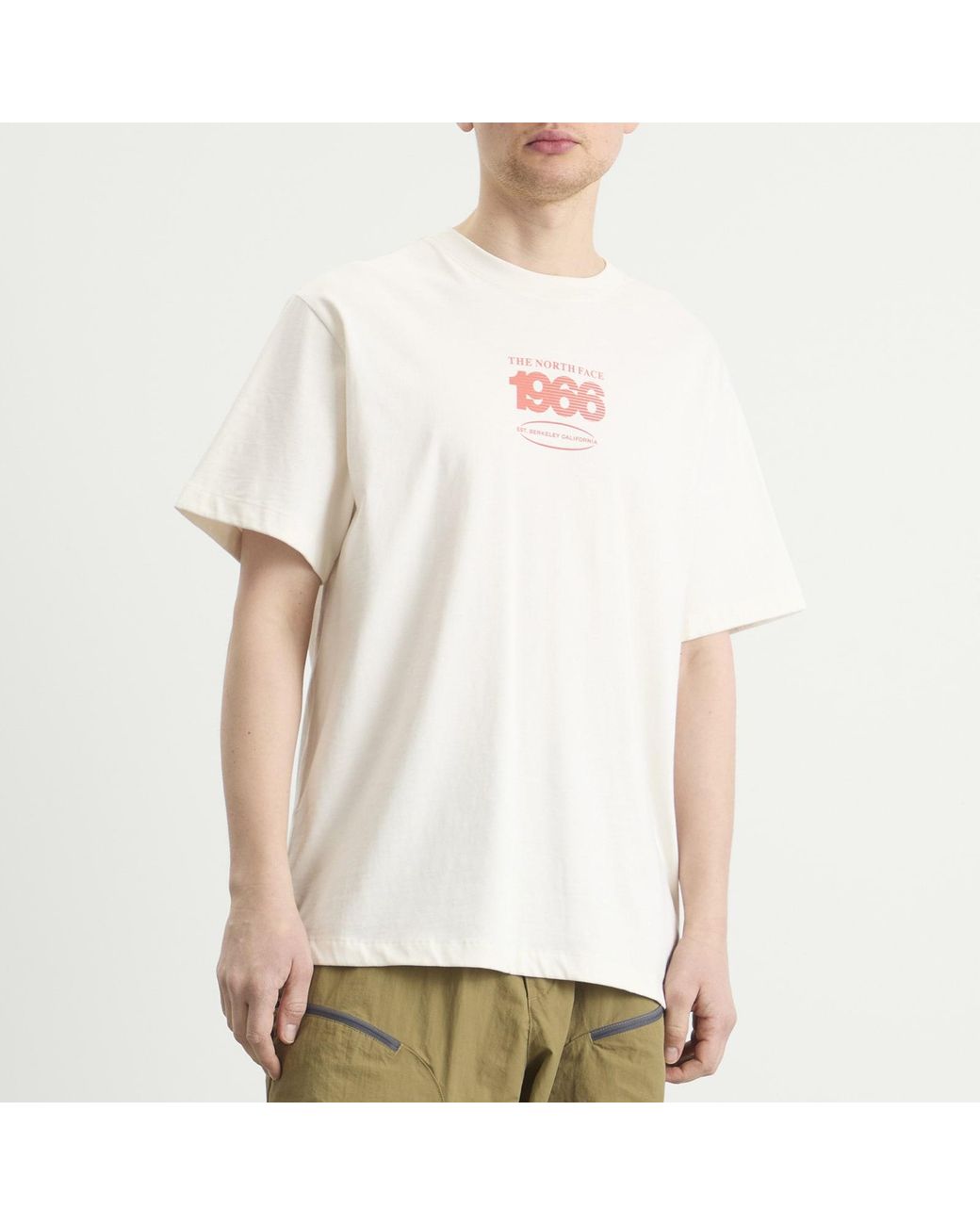 The North Face White Track Relaxed T-Shirt for men
