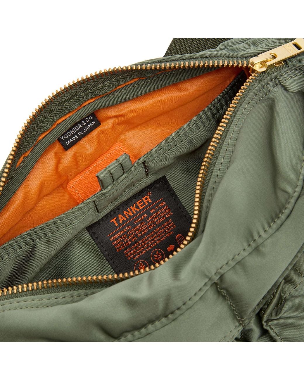 Porter-Yoshida and Co Green Military-Inspired Nylon Waist Bag
