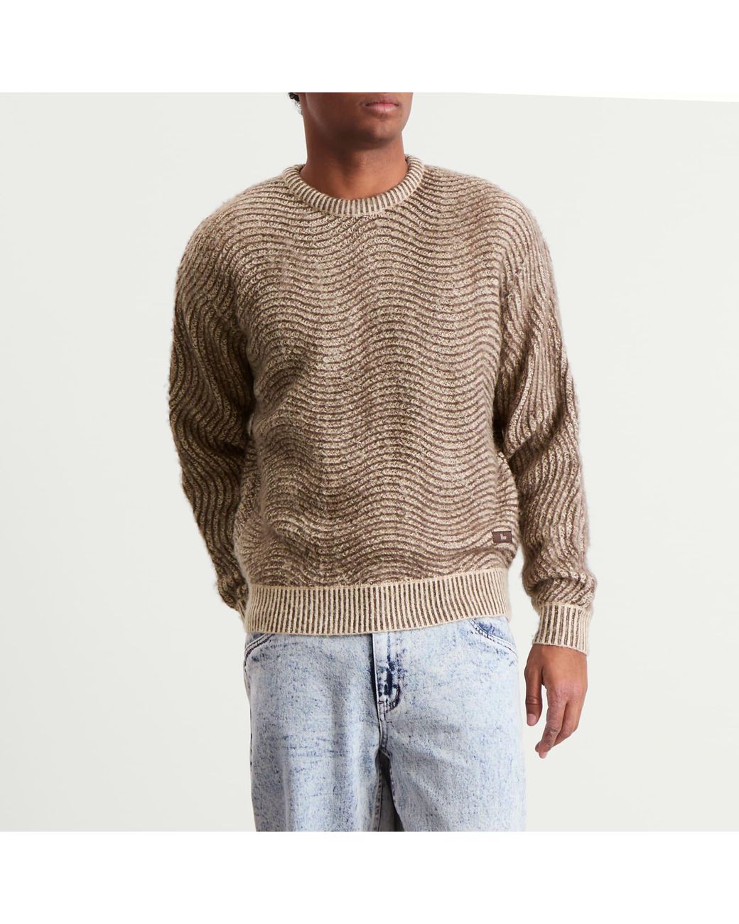 Dime Mohair Wave Knit in Brown for Men | Lyst Canada