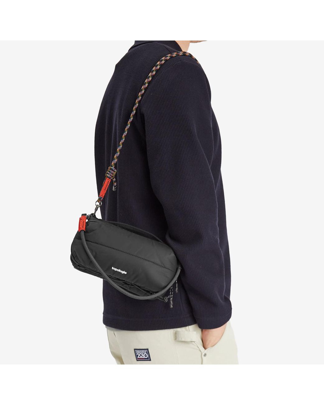 【topologie】Bottle Sacoche24SS Topologie Bottle Sacoche Sling + Rope Pack - Taupe Puffer