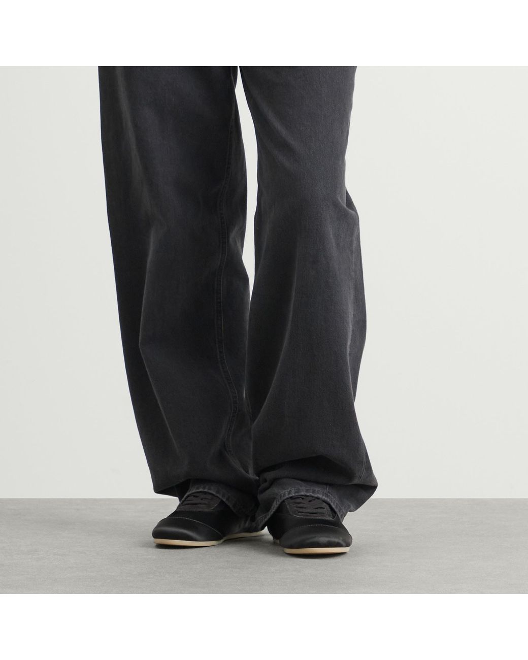 Jil Sander Black Low Sneaker