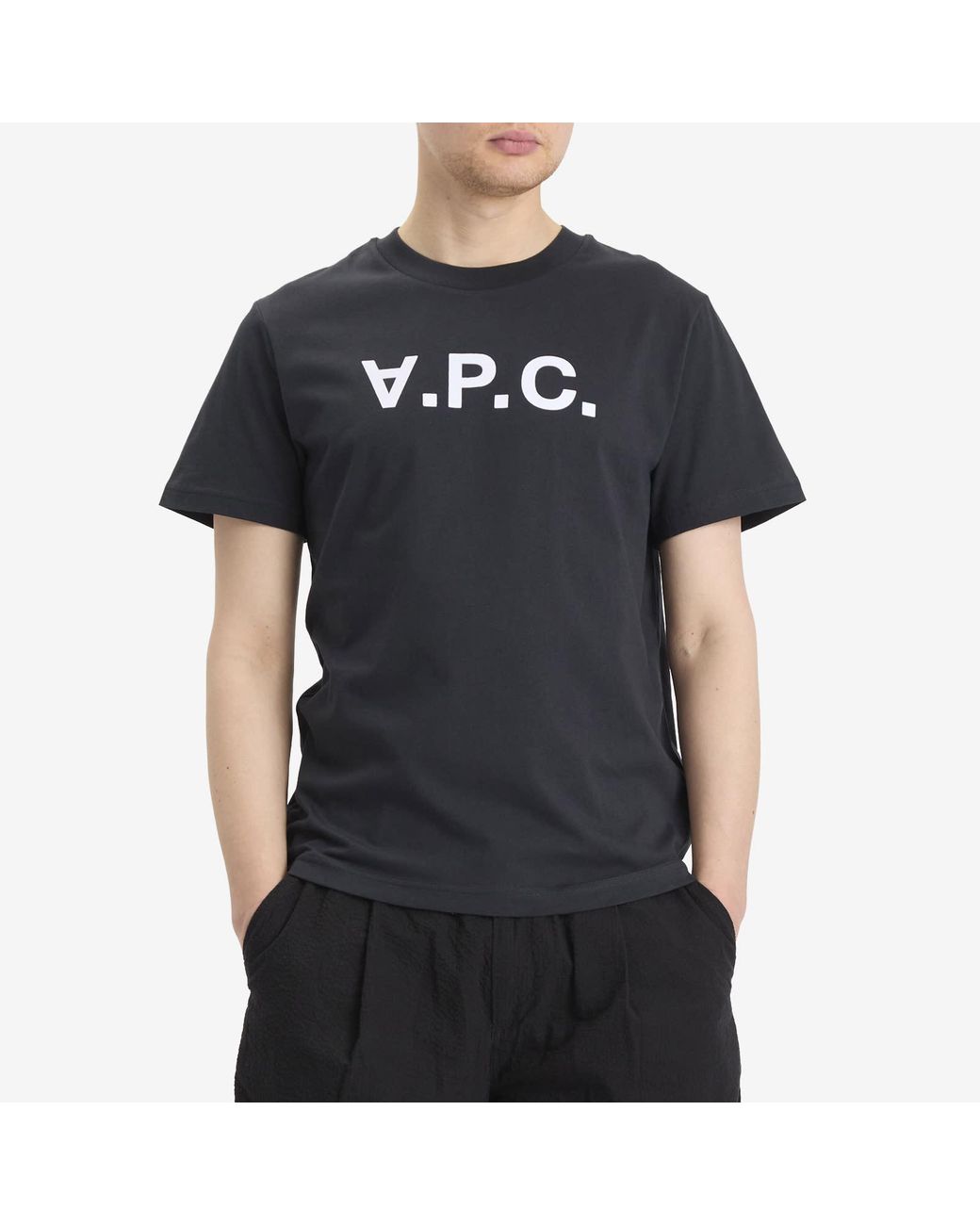 A.P.C. Blue Vpc Logo T-Shirt for men