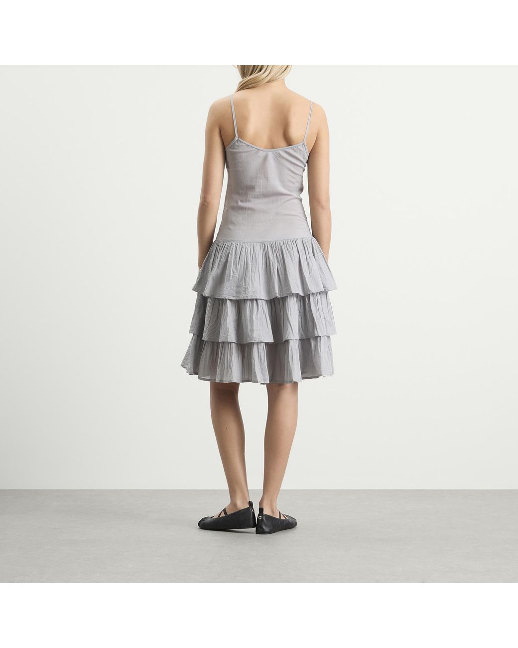 GIMAGUAS Gray Joan Midi Dress