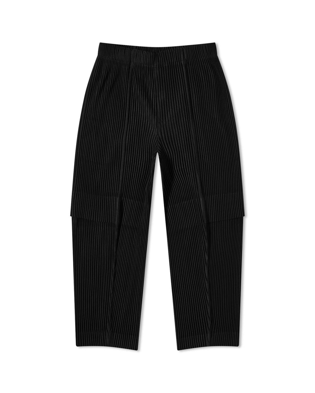 Homme Plissé Issey Miyake Pleated Cargo Pant in Black for Men | Lyst