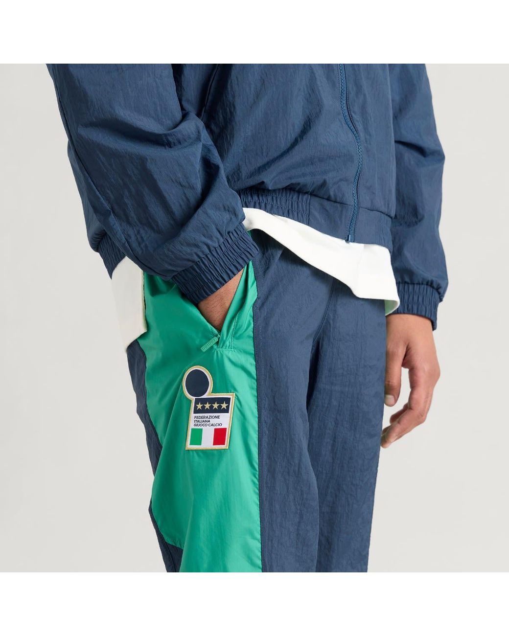 Adidas Blue Figc Eqt Track Pant for men