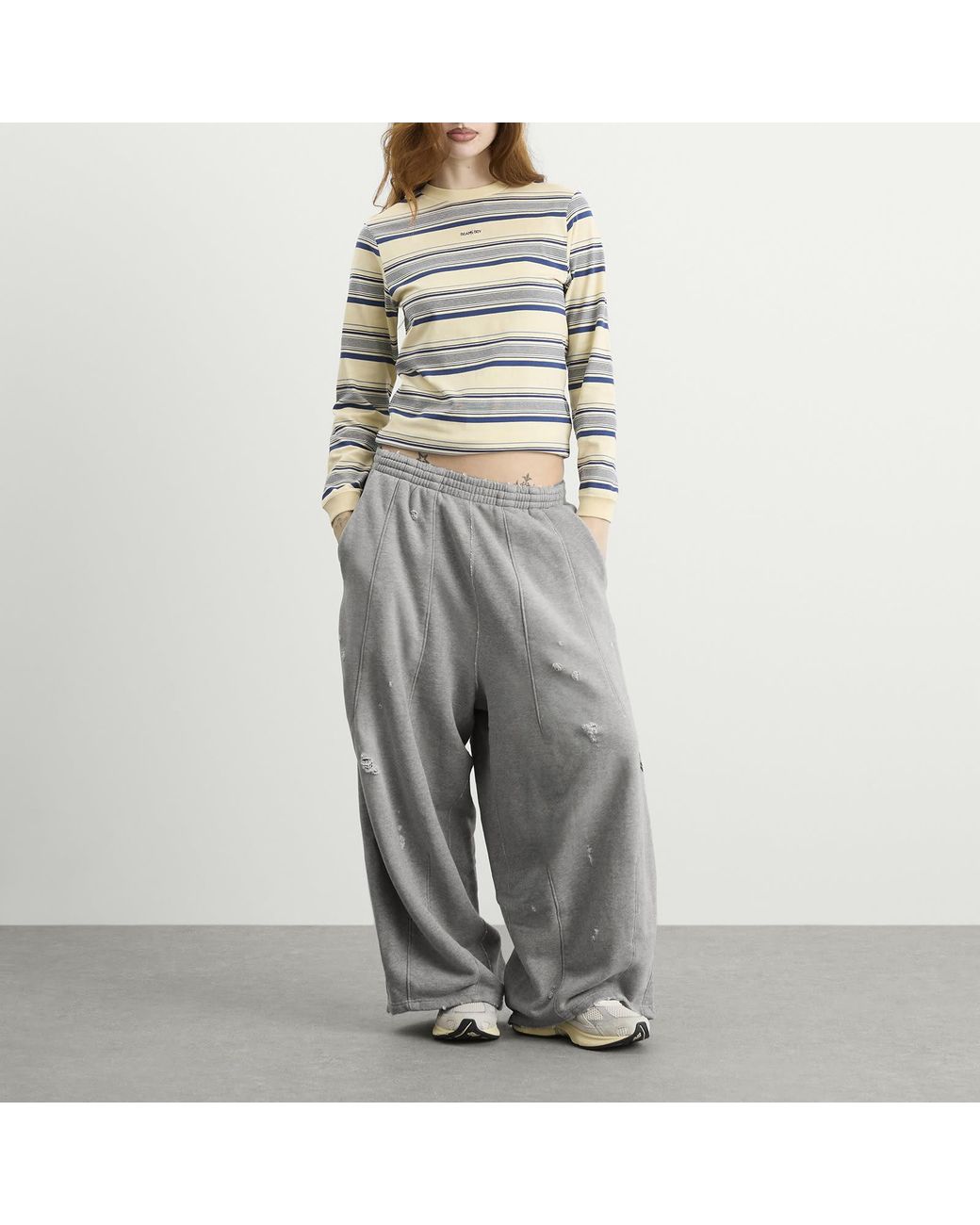 Needles Deconstructed H.D. Sweat Pants in Gray | Lyst