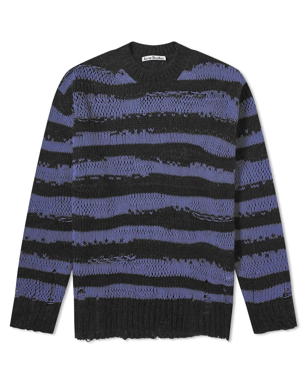 【セール】福袋/福箱ファッション通販 Mohair Karita Studios Acne Stripe Lyst | Blue in Jumper ニット+セーター