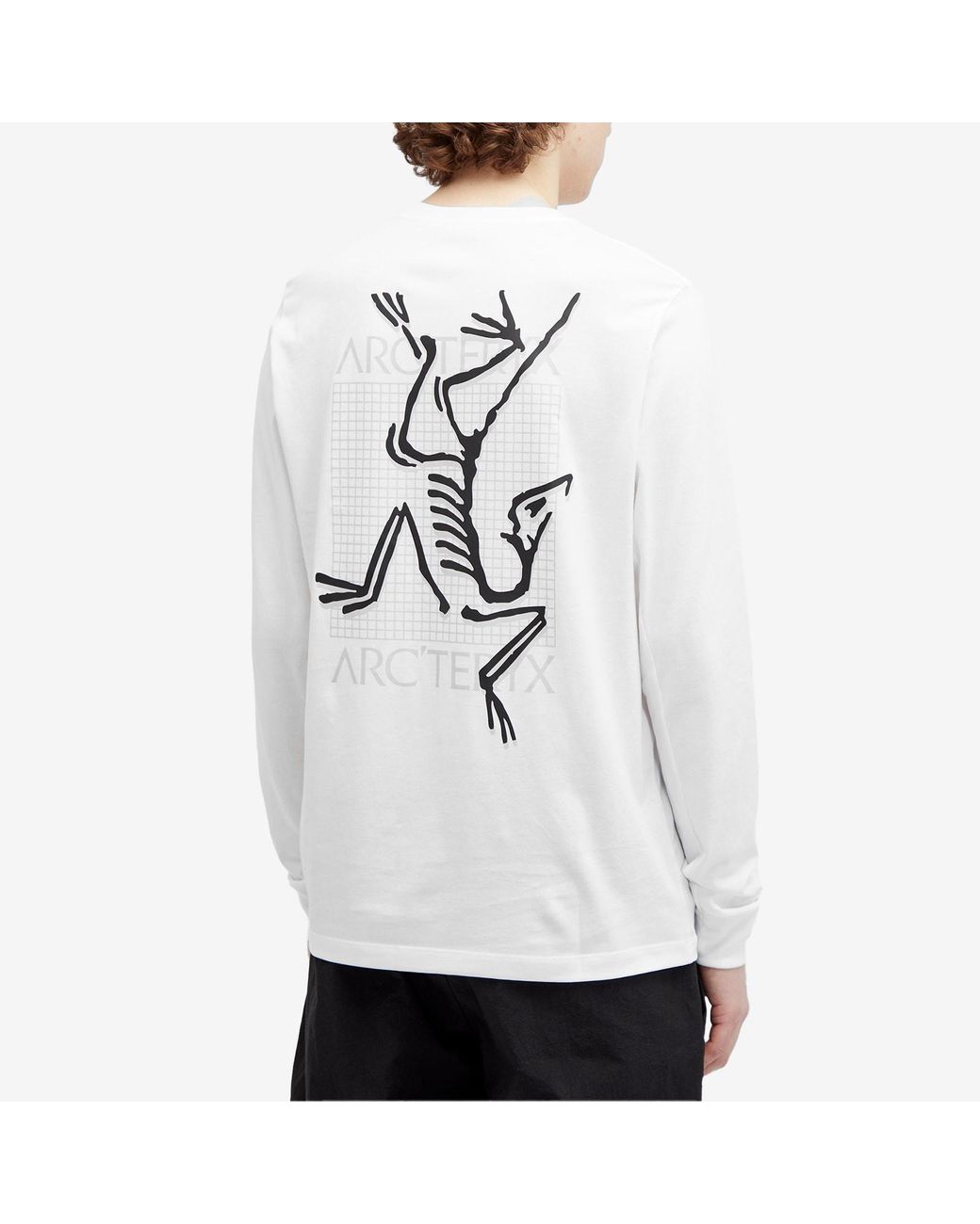 Arc'teryx Multi Bird Logo Long Sleeve T-Shirt Light in White