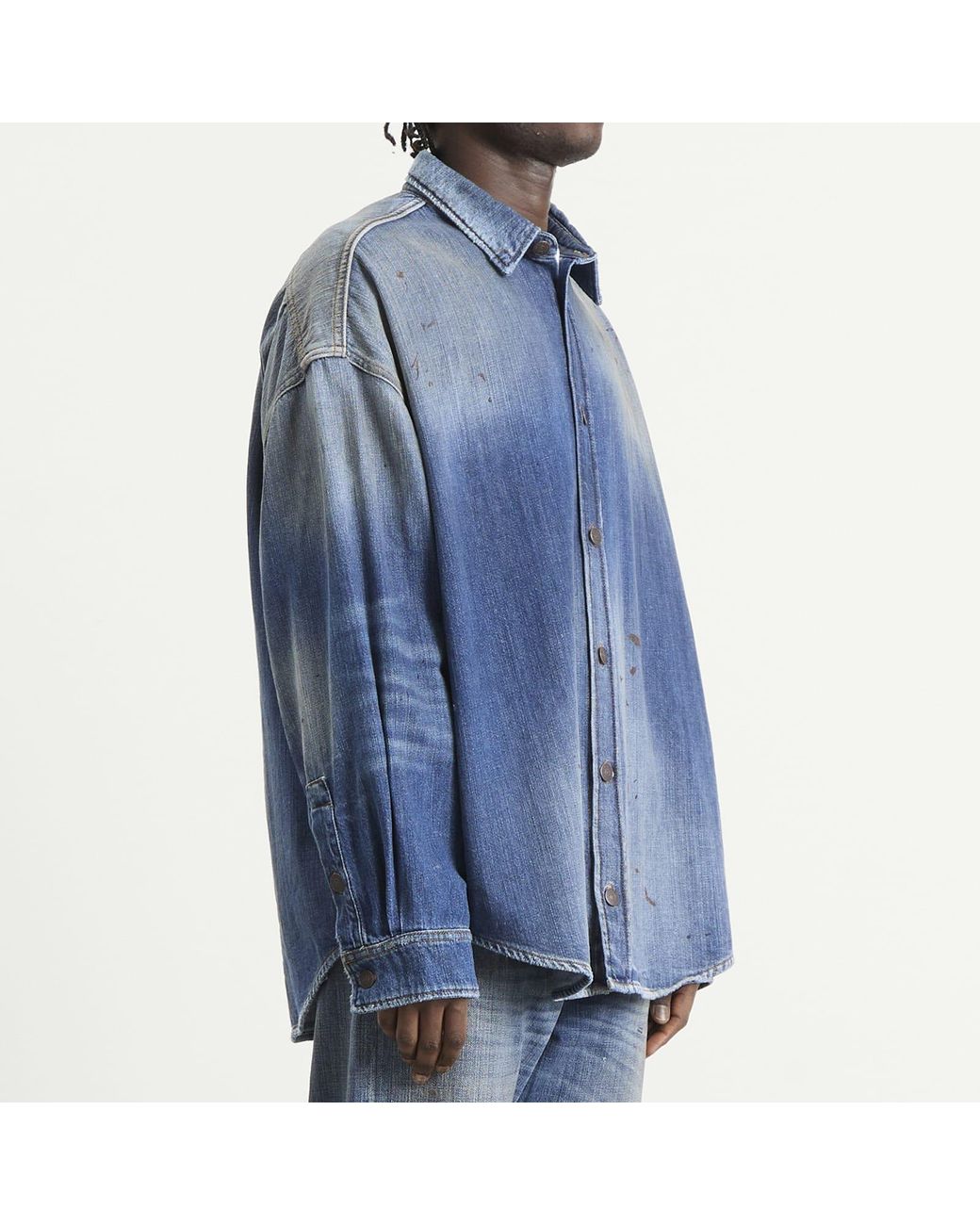 Acne Blue Trafalgar Denim Shirt for men