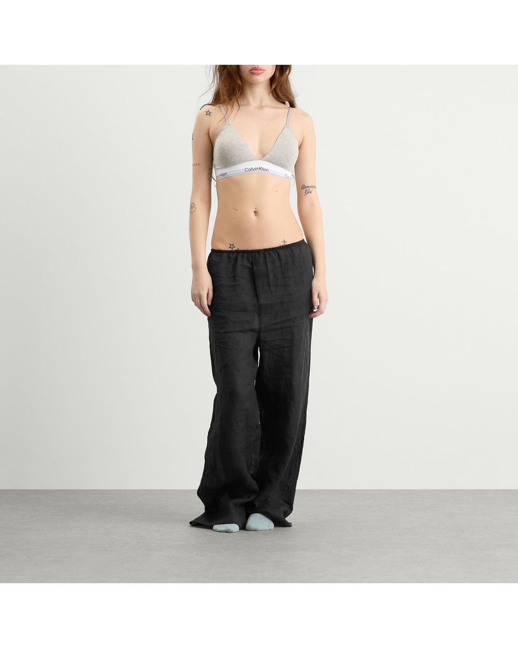 Calvin Klein White Icon Lightly Lined Triangle Bra