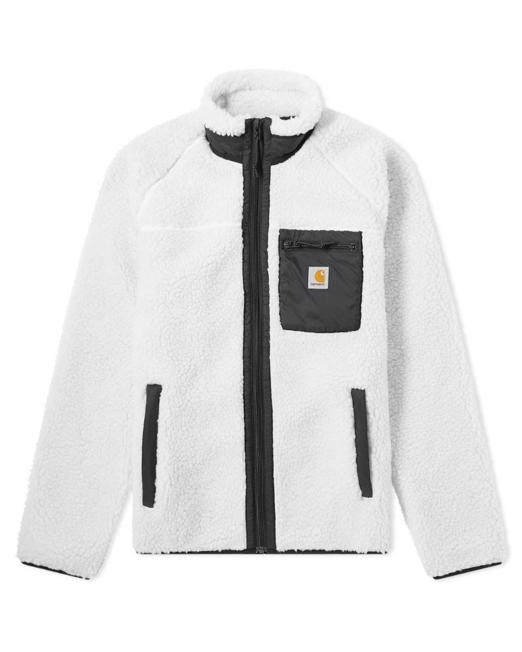 Carhartt WIP Prentis Faux-fur Jacket in White for Men | Lyst