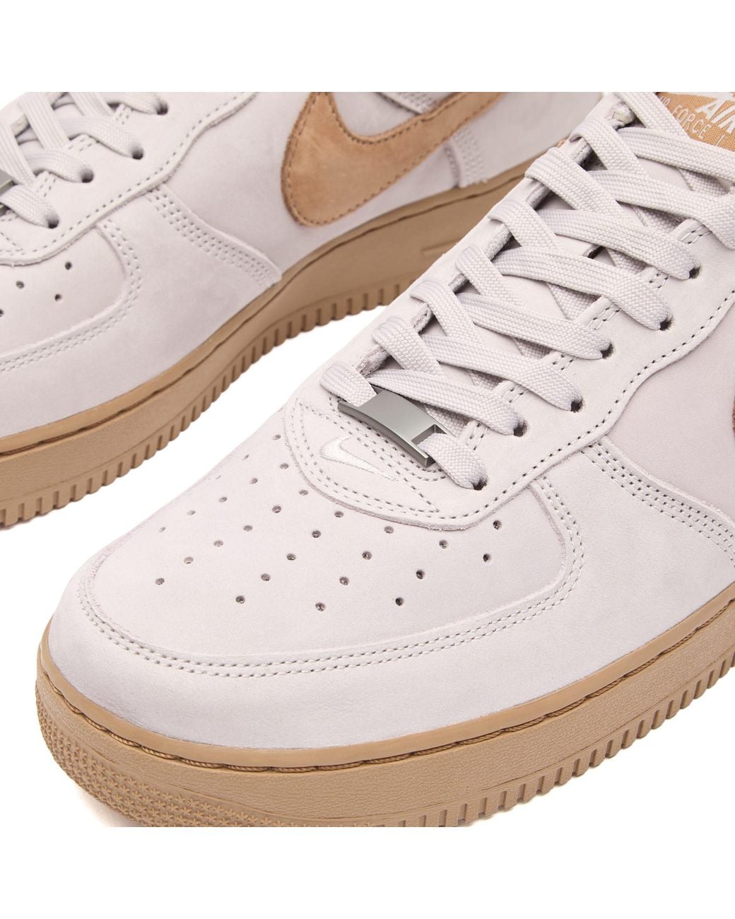 Nike White Air Force 1 Low Retro Prm Qs Sneaker for men