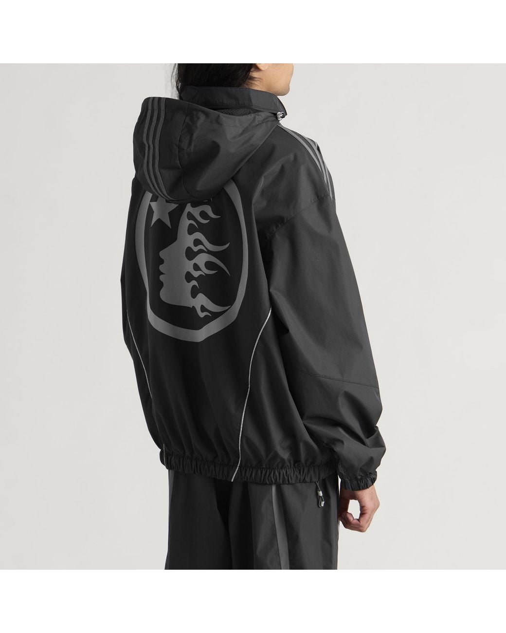 Adidas Black X Hellstar Track Jacket for men