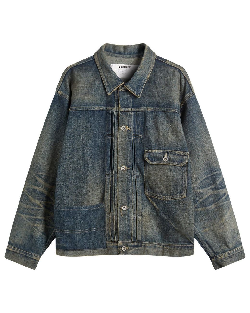 Neighborhood Savage Denim Type-1 Jacket in Grey for Men | Lyst UK