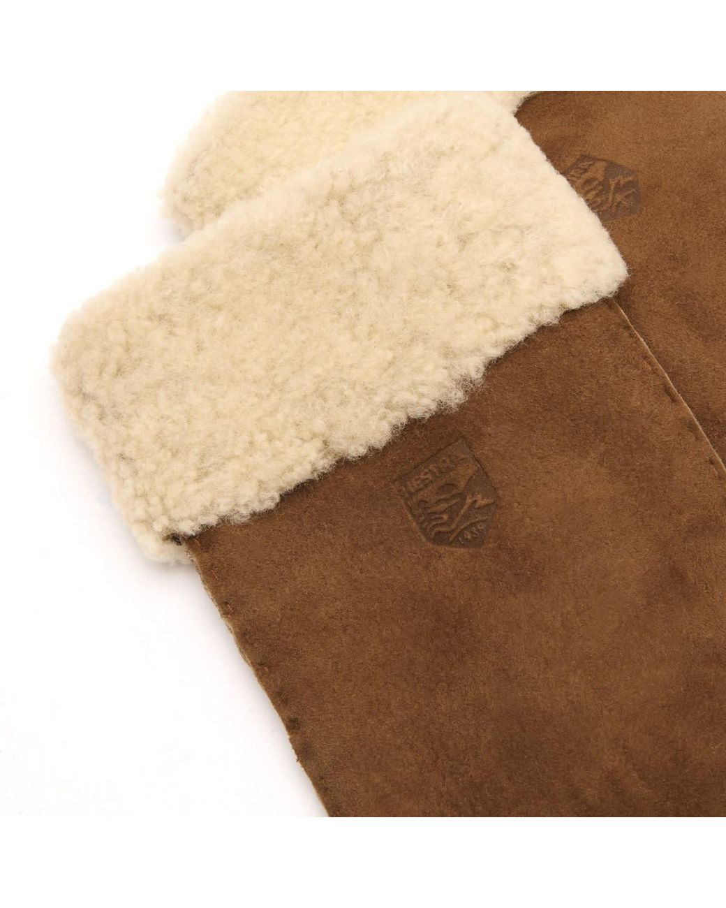 Hestra Brown Sheepskin Mittens