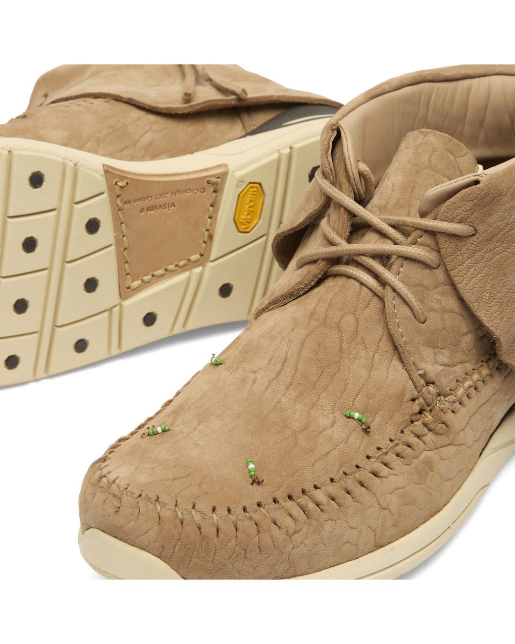 Visvim Brown Fbt Lhamo Folk Boot for men