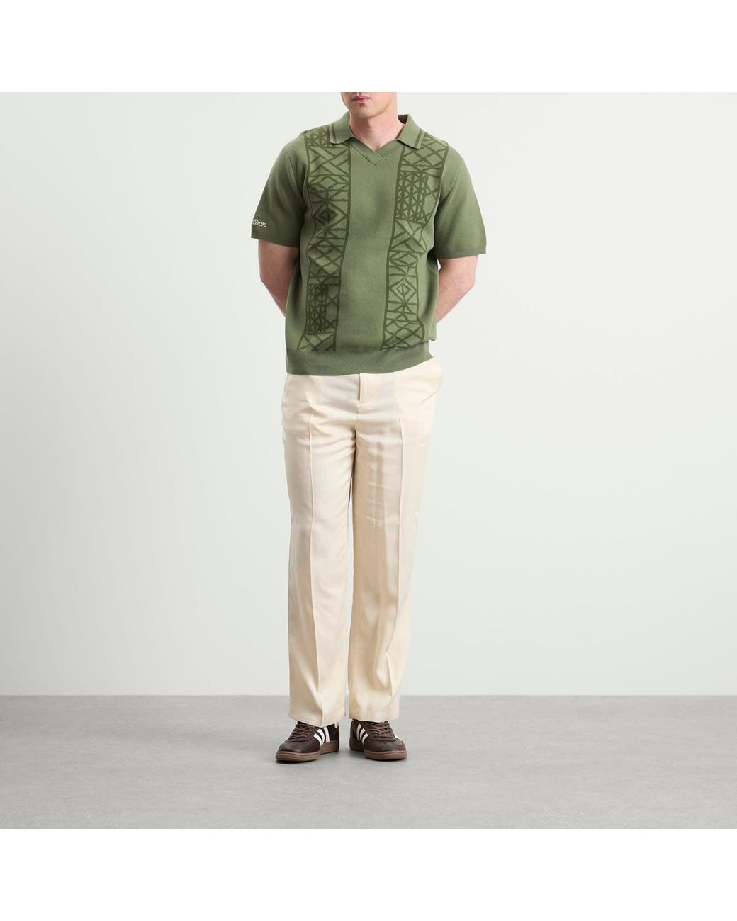 Malbon Natural La Perla Pant for men