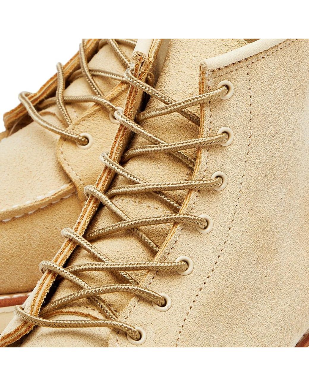 Red Wing Natural 6" Classic Moc Boot