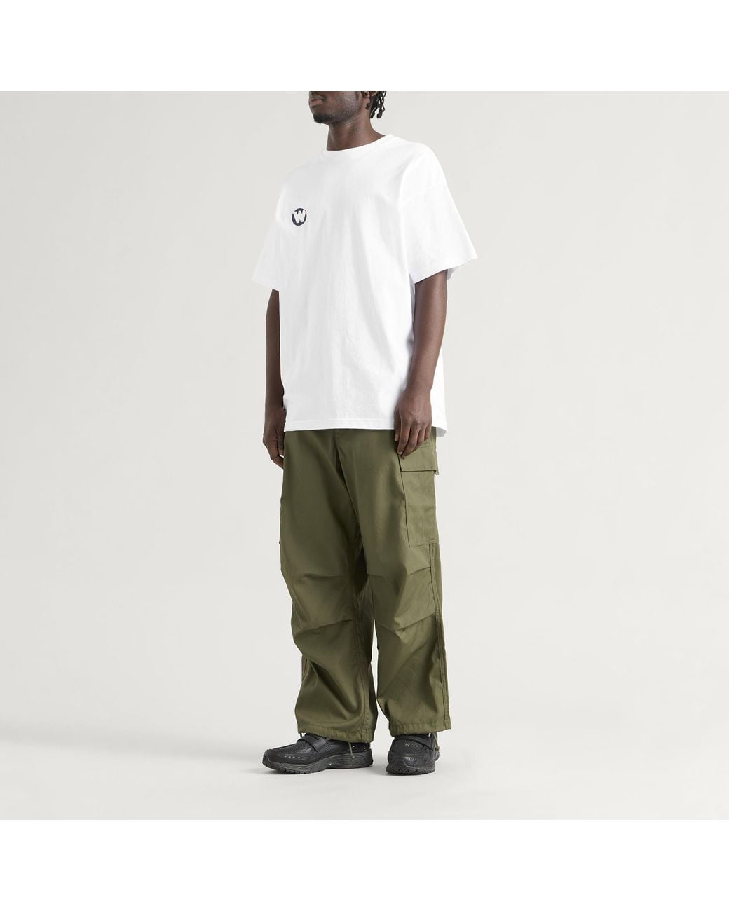 (w)taps White Tnnl Short Sleeve T-Shirt for men