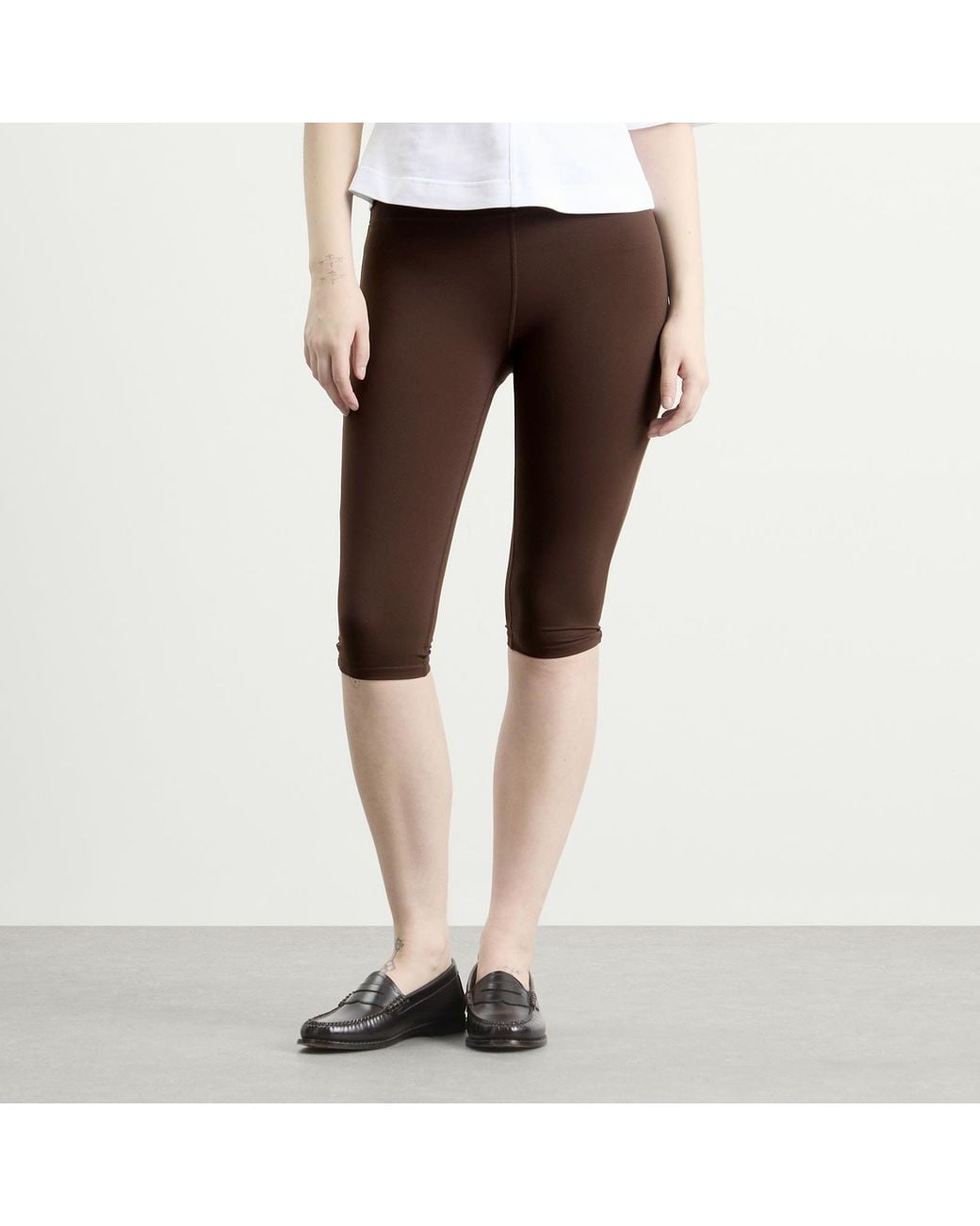 Tala Brown Capri Leggings