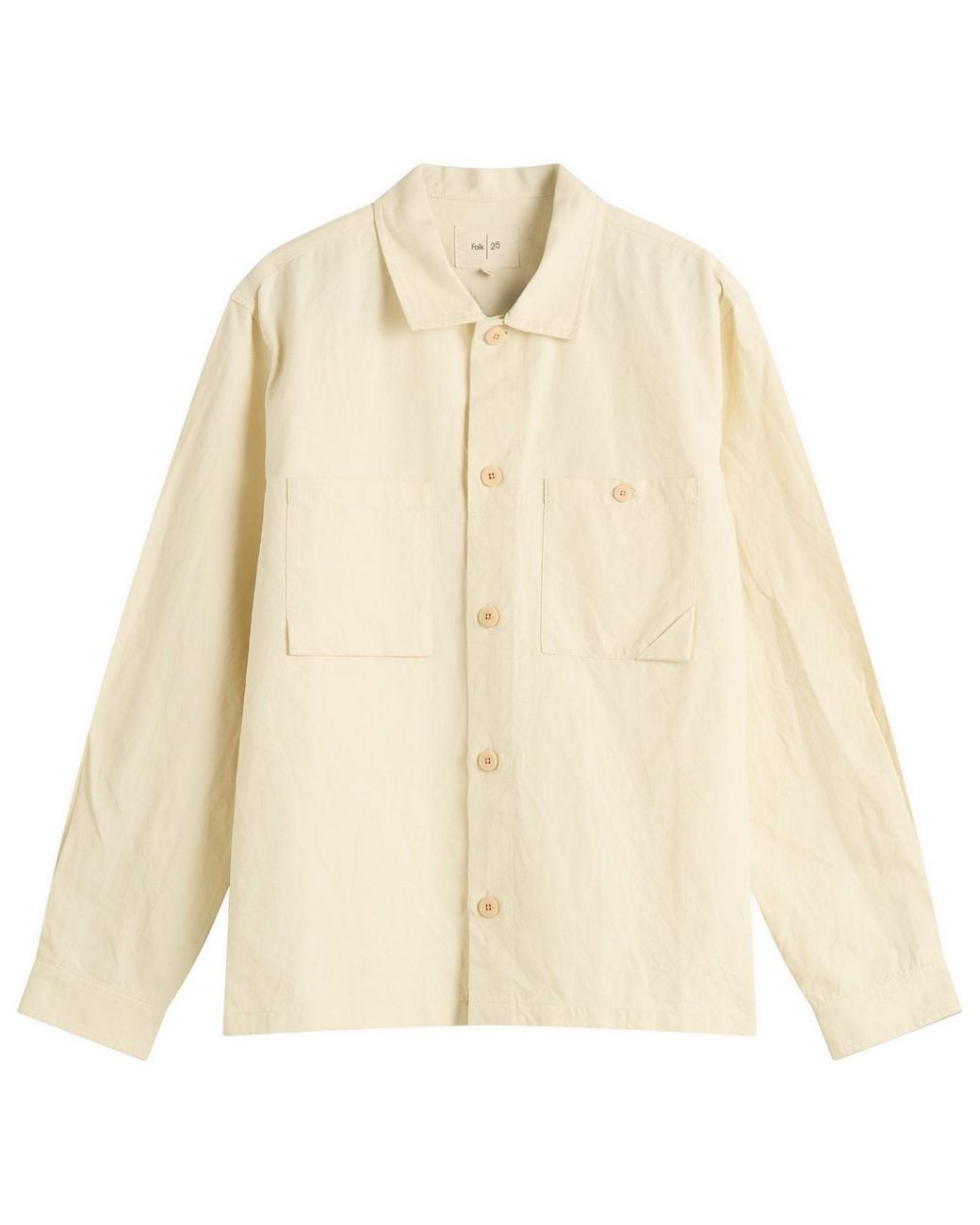 Folk Natural Anniversary Patch Overshirt for men