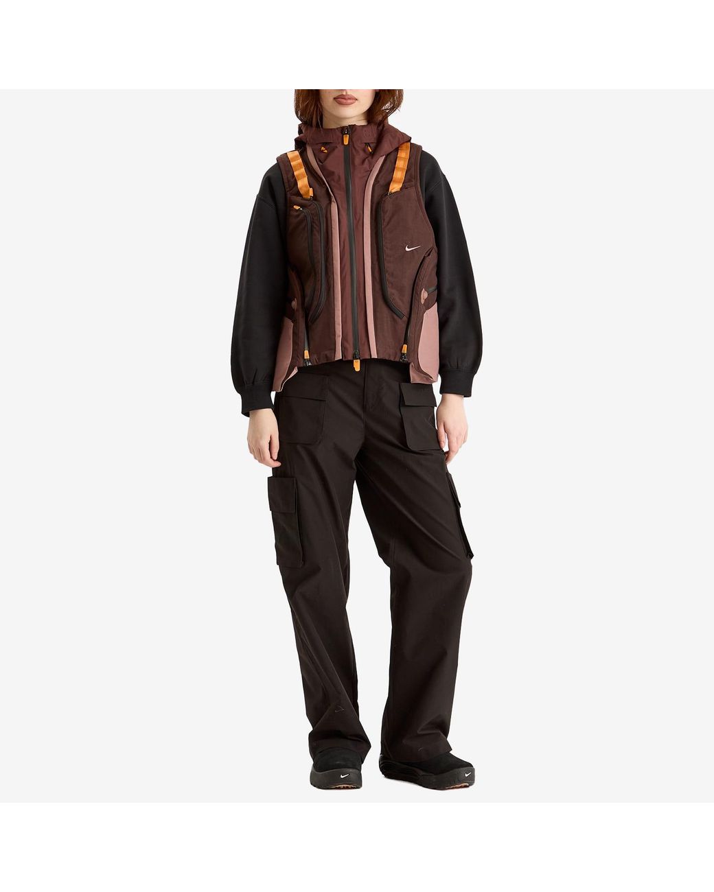Nike Ispa Adapt Modular Vest in Brown | Lyst