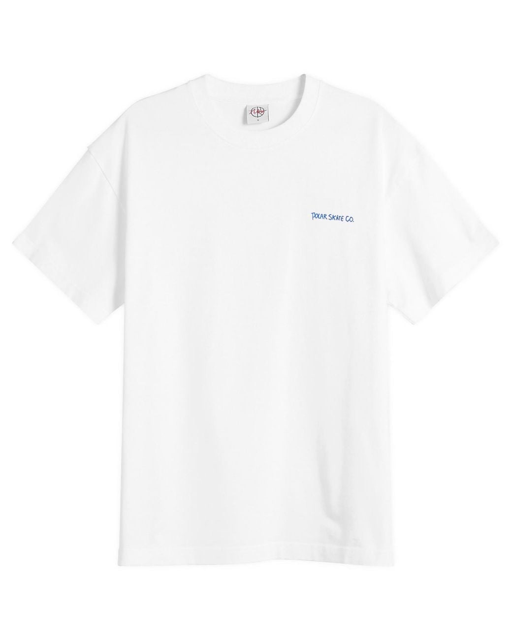 POLAR SKATE White Doodle Contrast T-Shirt for men