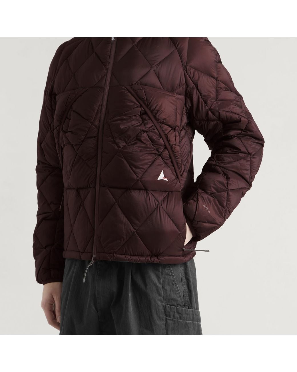 Roa Brown Nuna 800 Fp Hooded Down Jacket for men
