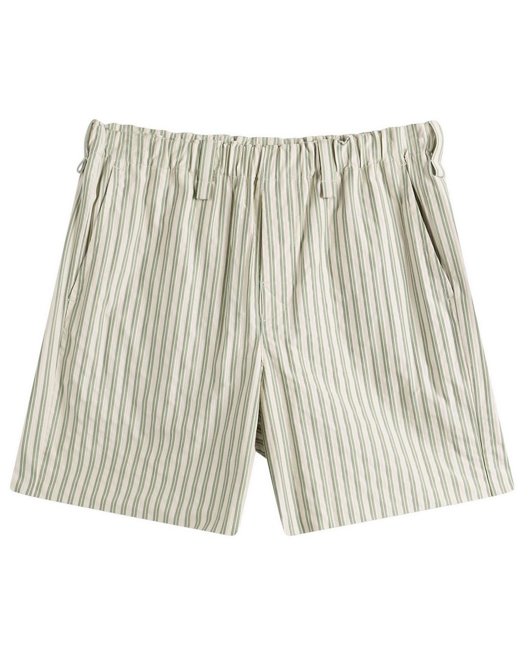Homme Plissé Issey Miyake Green Stripe Short for men