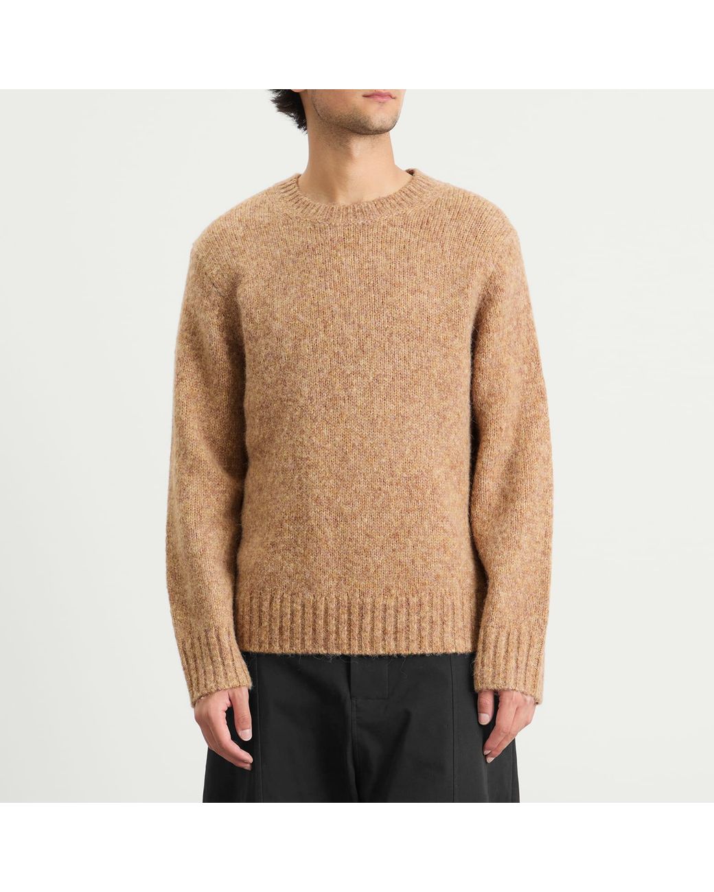 Corridor NYC Brown Alpaca Crewneck for men