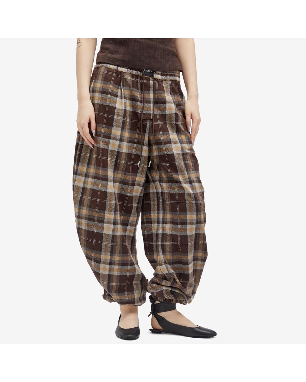 パンツ THE ATTICO Woman Pants Brown 250WCP260F007 877 Brown jacket for Women | THE ATTICO®