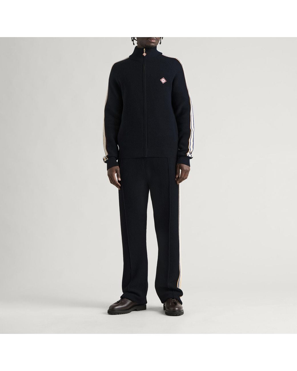 Casablanca Black Cafe Culture Track Jacket for men