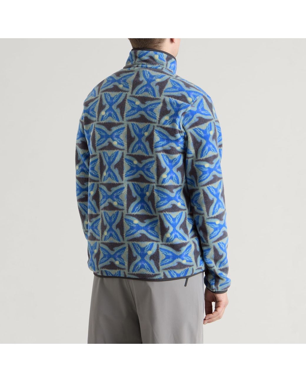 Patagonia Blue Synchilla Snap-T Pullover Deep Freeze: Forge for men