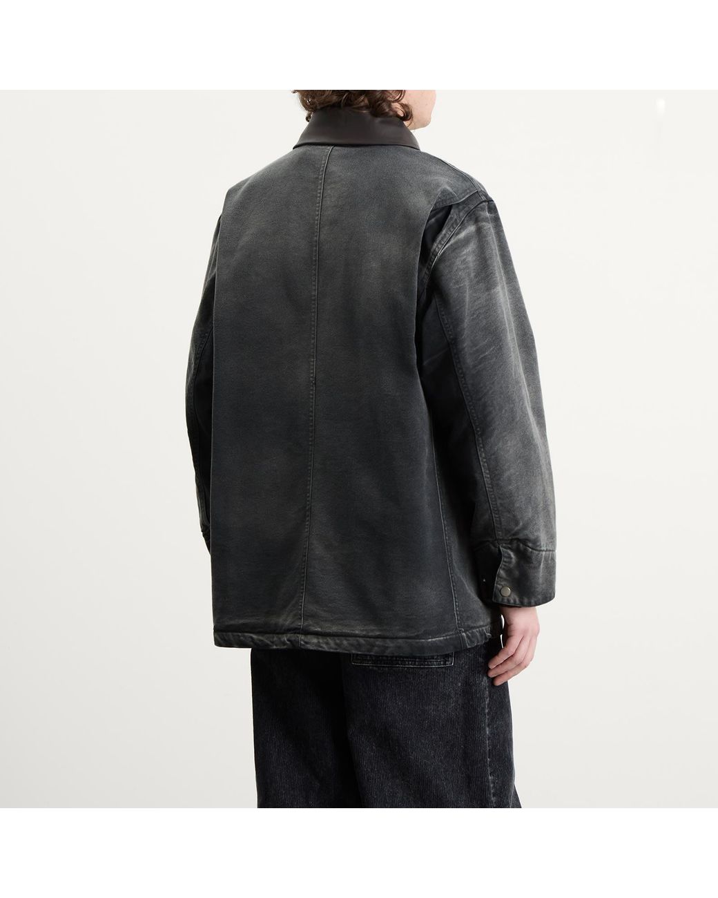 AURALEE Duck Jacket in Black for Men | Lyst