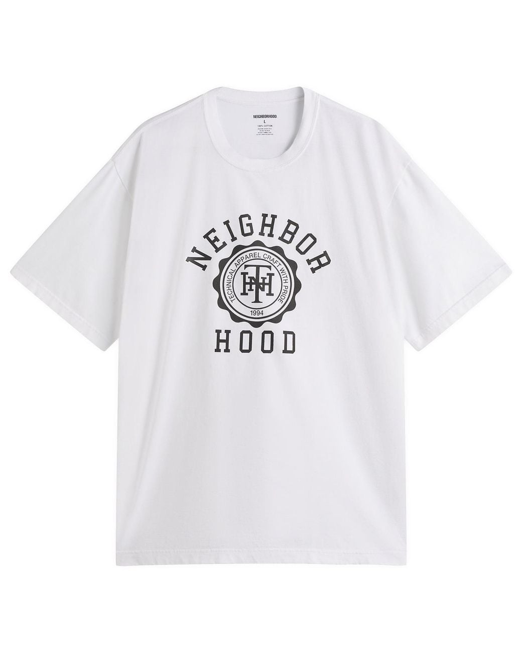 Neighborhood White Ss-4 T-Shirt for men