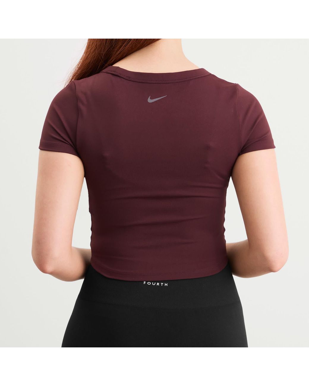 Nike Purple One Therma-Fit Short Sleeve Top