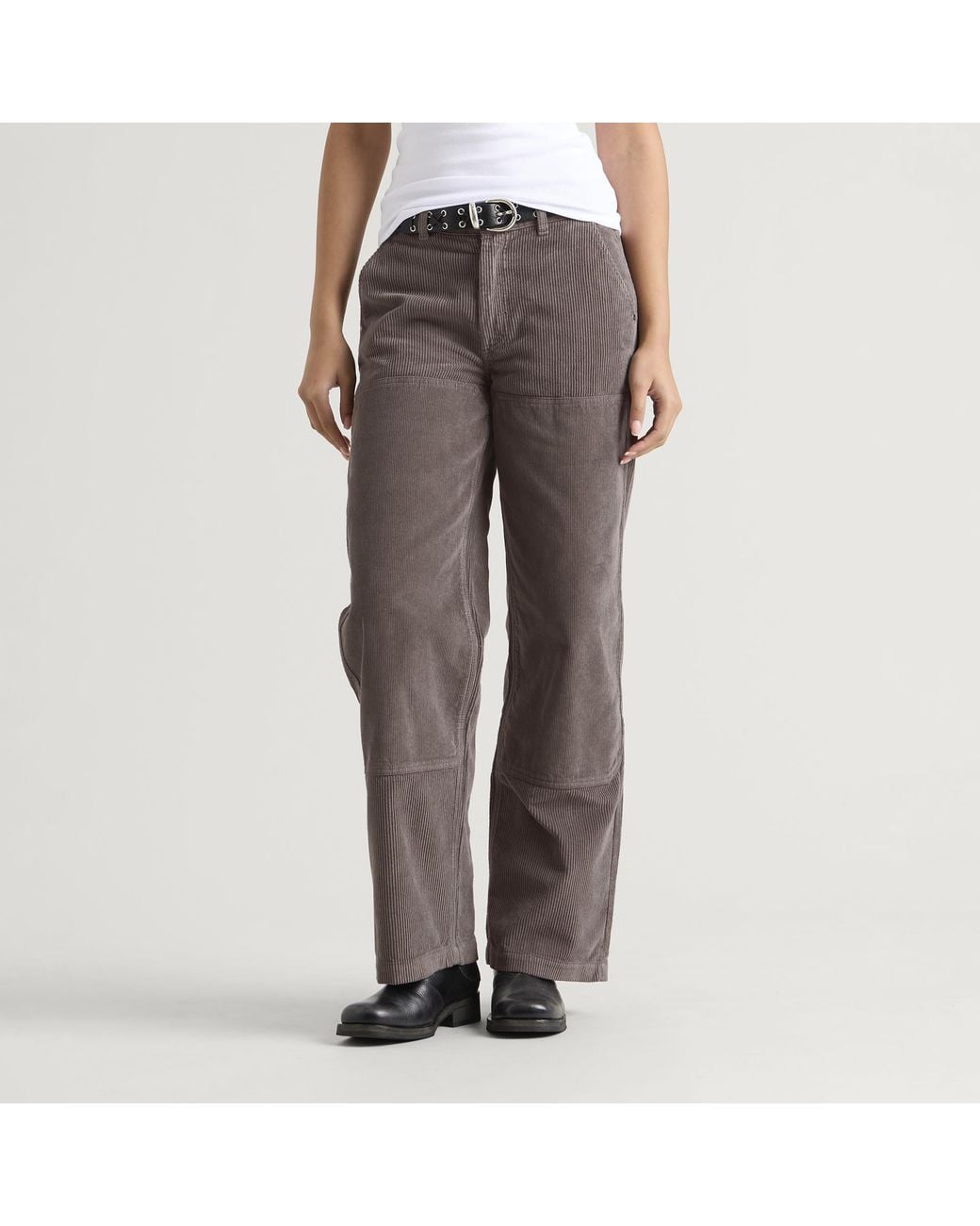 mfpen Gray Double Knee Trousers