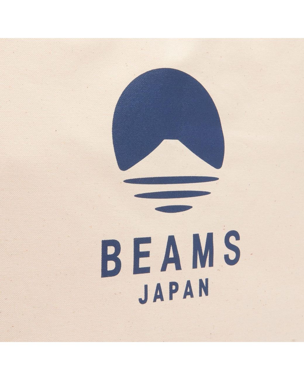 BEAMS Japan White 2 Way Canvas Tote Bag