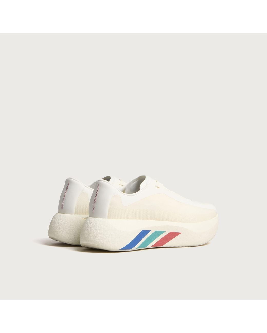 Adidas White Hyperboost Edge Stripe Sneaker for men