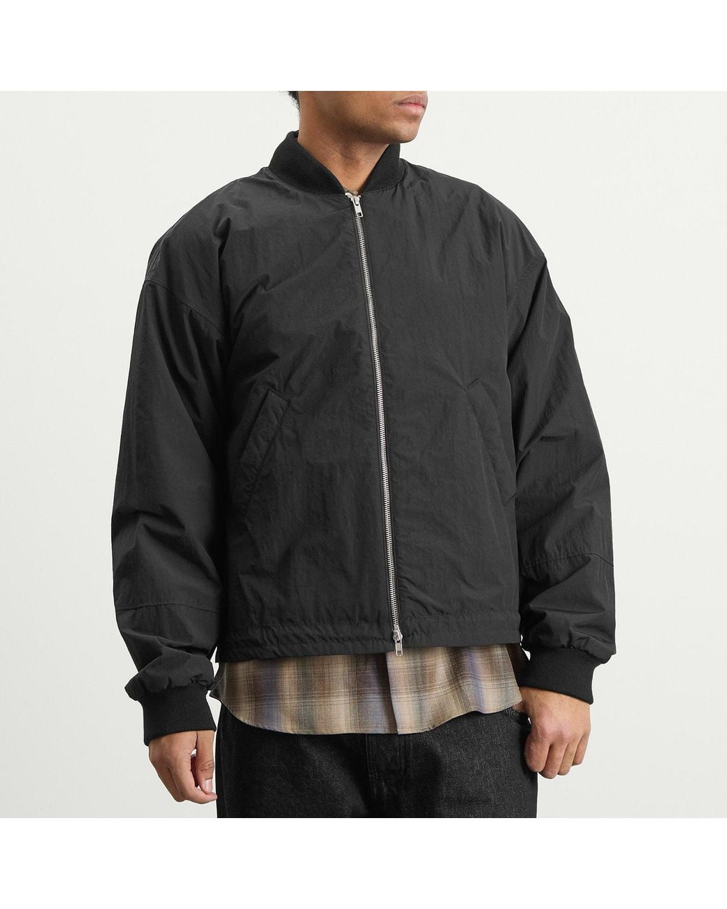 YMC Black Basement Bomber Jacket for men