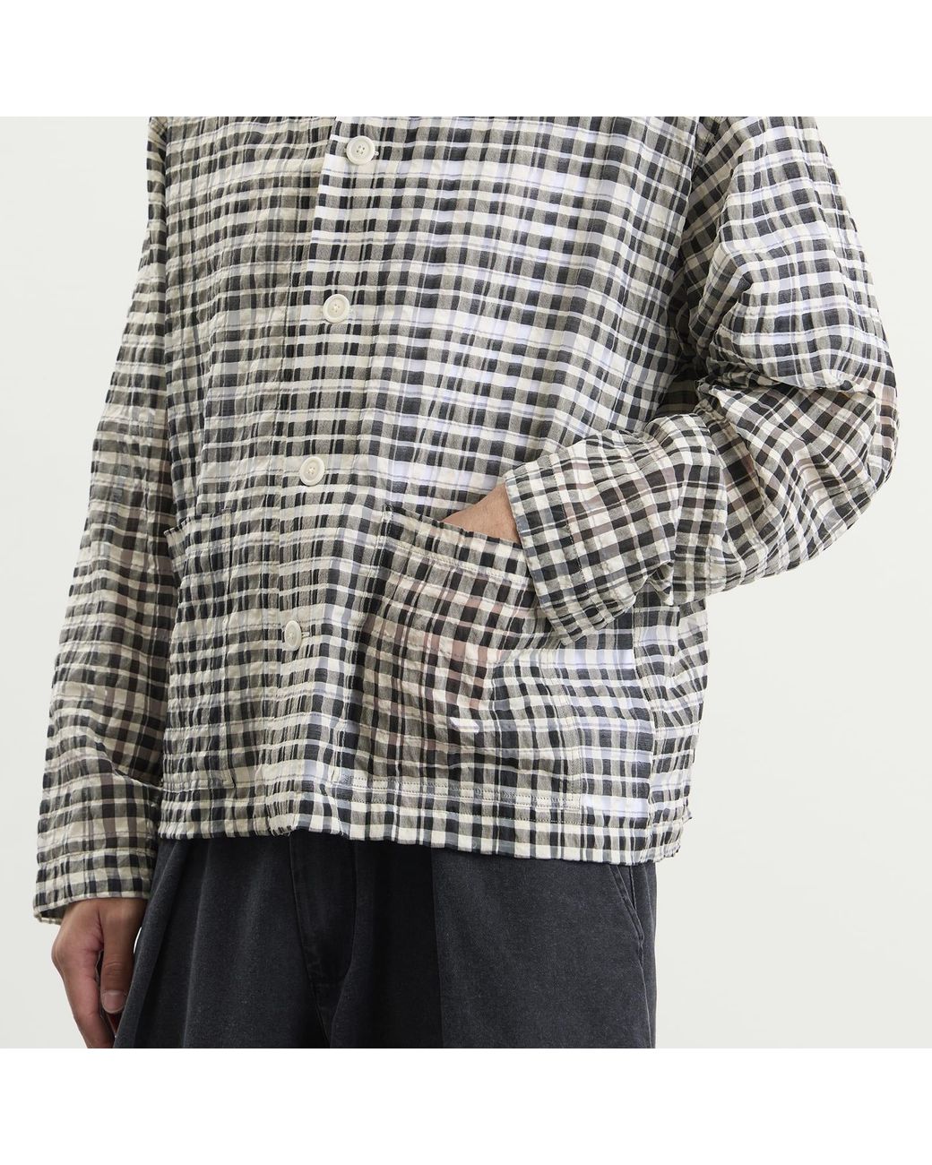 YMC Black Pj Overshirt for men