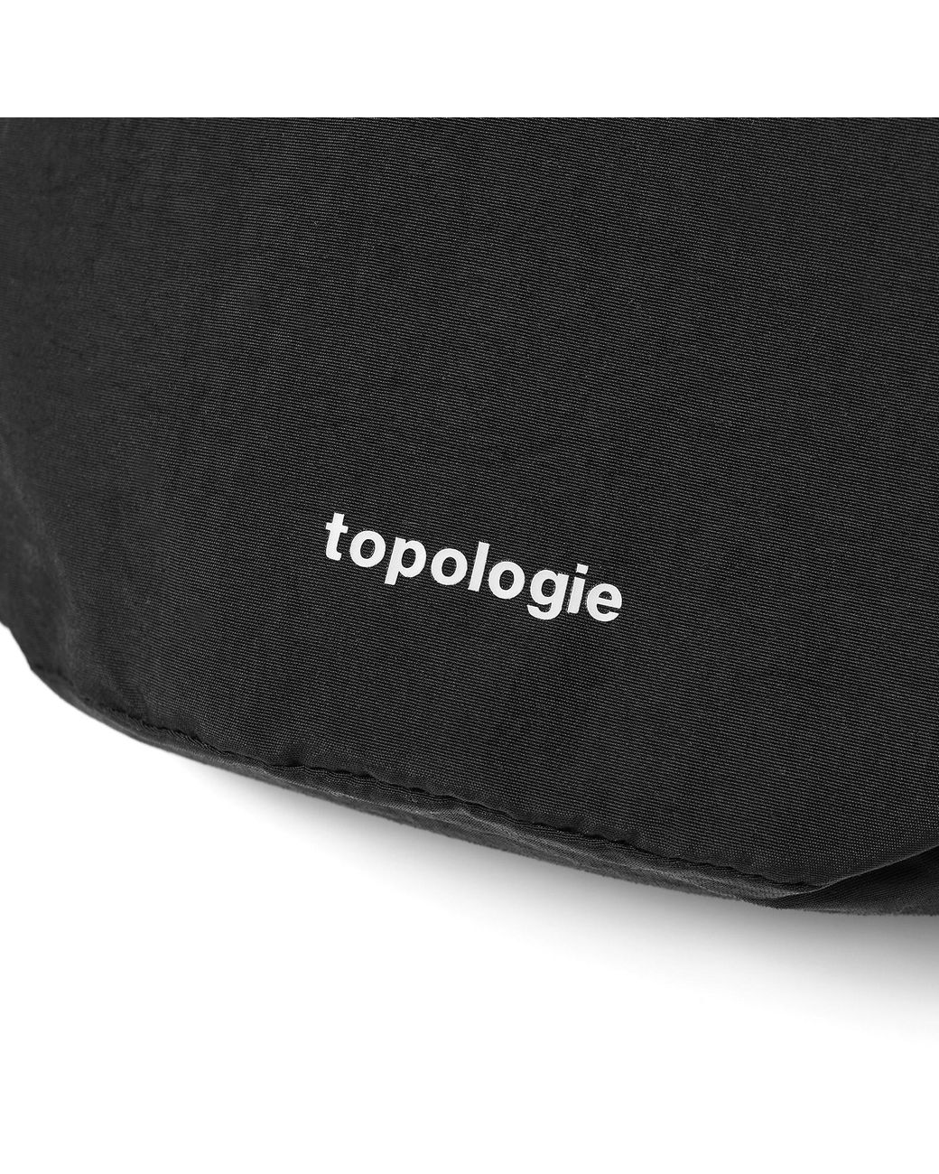 【topologie】Reversible Bucket × Rope topologie reversible bucket black and puffer strap white