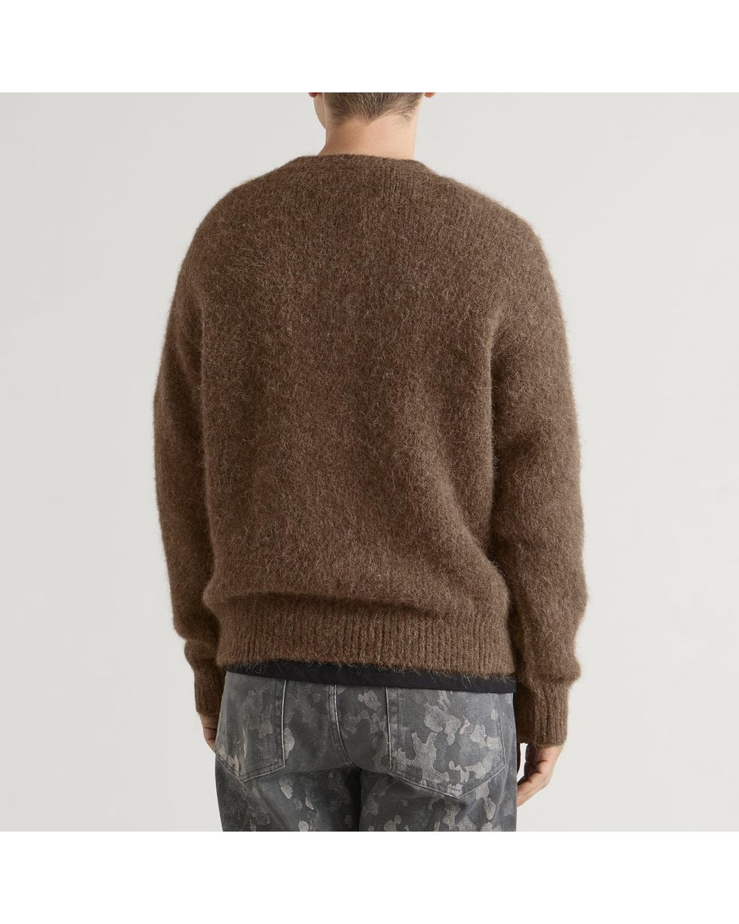 Heresy Brown Desolate Knit Jumper for men
