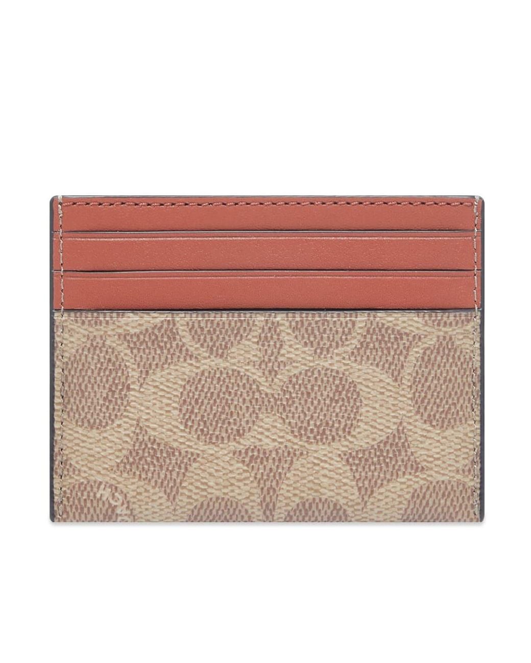 COACH Multicolor Signature Card Holder for men