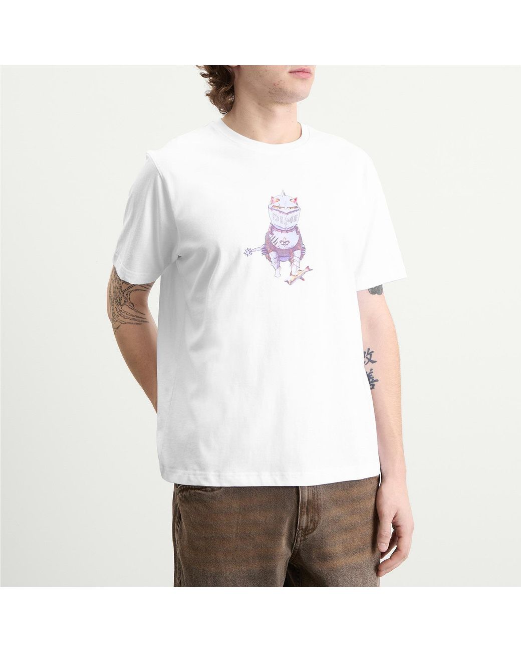 Dime White Pwned T-Shirt for men