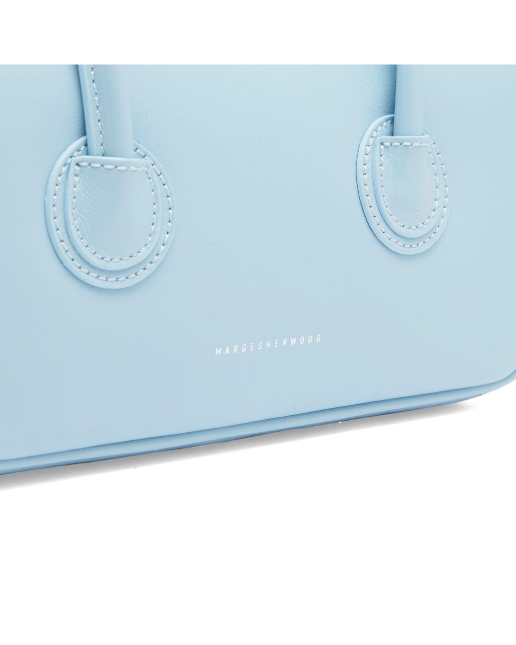 [Margesherwood ] / ☆ ZIPPER SMALL / dream blue glossy plain Marge Sherwood Zipper Small Bag in Blue | Lyst