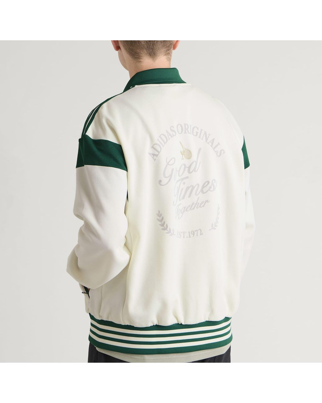 Adidas Green Track Top for men