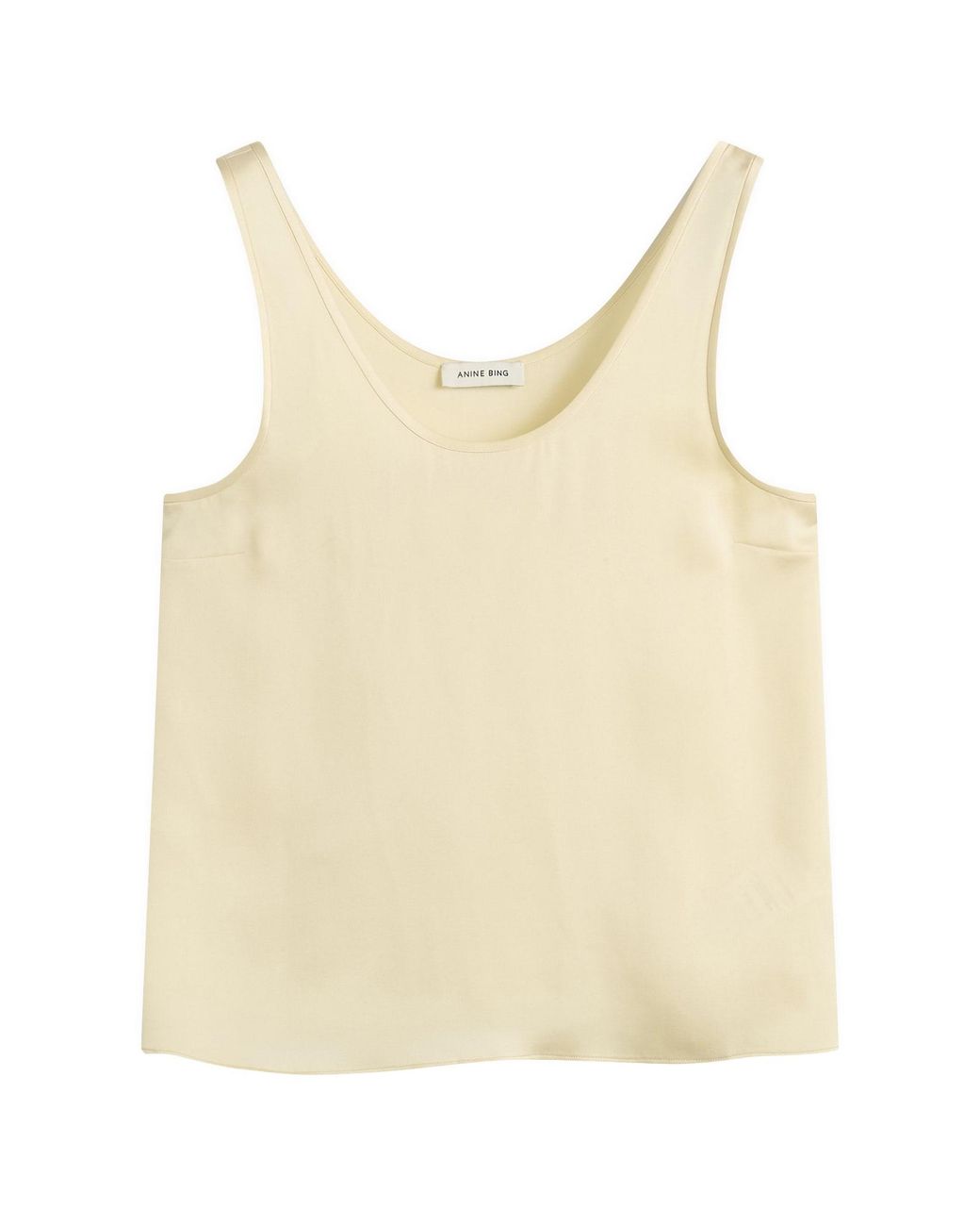 Anine Bing Natural Lea Top